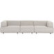 Darren Moto Stucco Modular Armless Chair